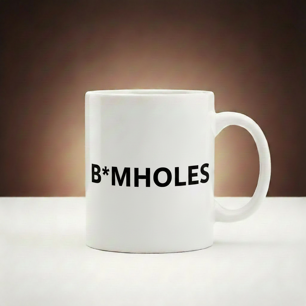 B*MHOLES Mug - Unbranded