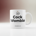 Cock Womble Mug with Logo and Web Address